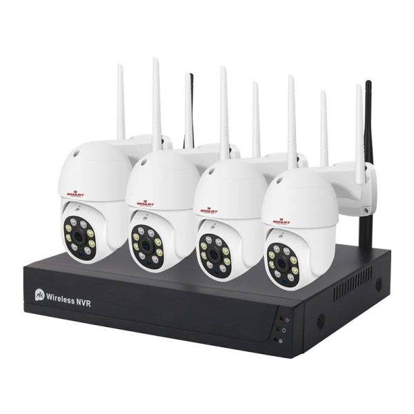 กล้องวงจรปิด WIFI CCTV ชุด 4 ตัว 5 ล้านพิกเซล