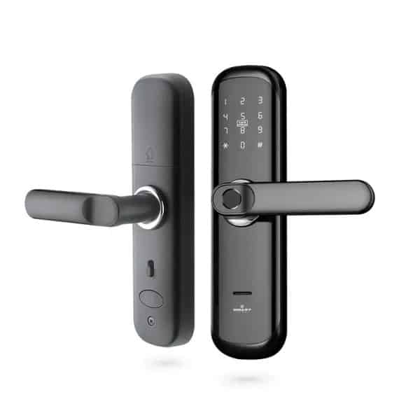 Smart Digital Doorlock รุ่น ด้ามจับ สแกนนิ้ว